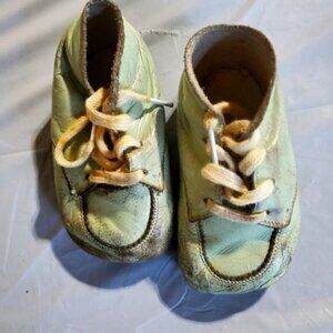 Stride‎ Rite Vintage Firstie 1960's High Top Baby Shoes